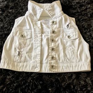 EUC Justice Girl’s White Vest